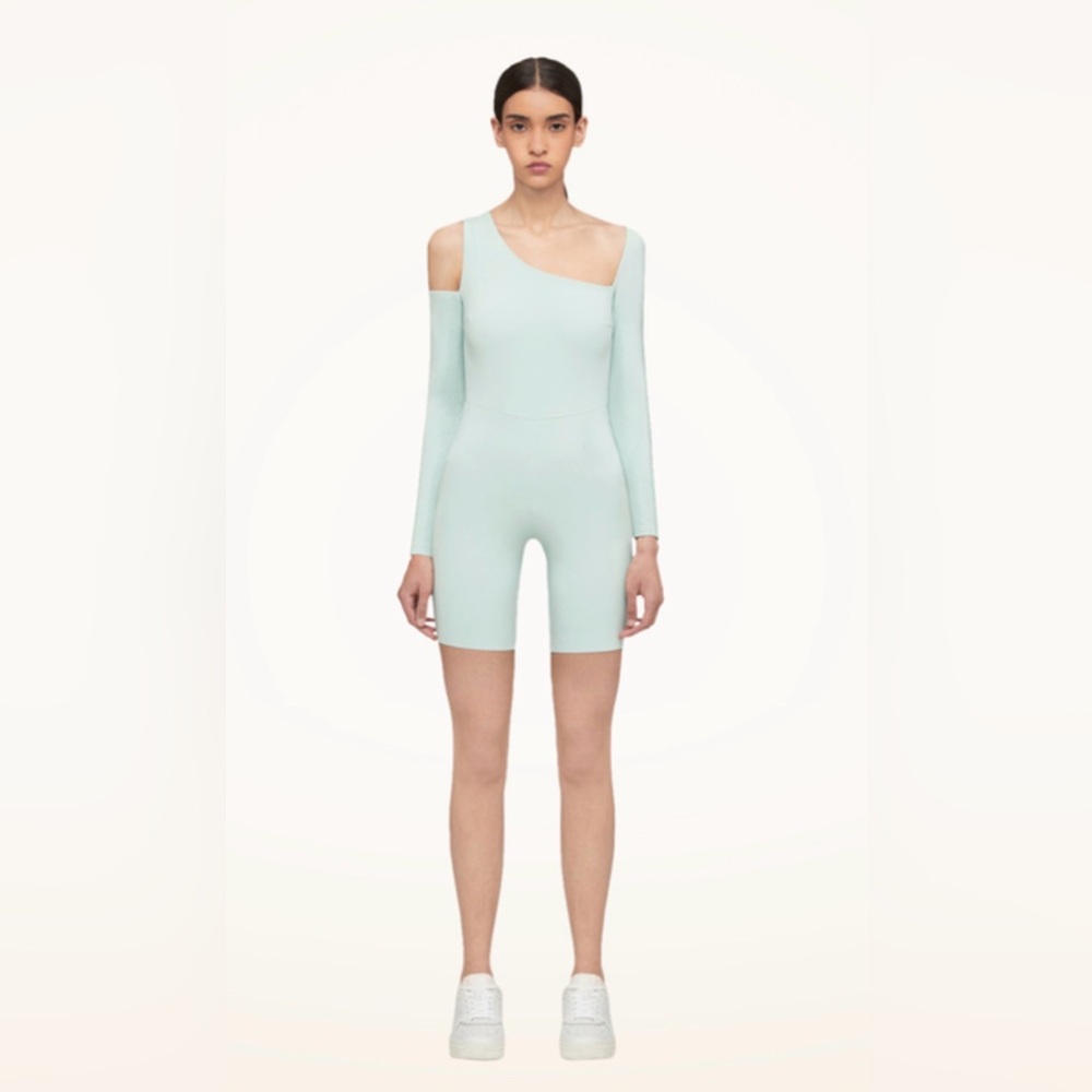 Wolford NWT Warm Up Jumpsuit- Aqua size 34 & 36